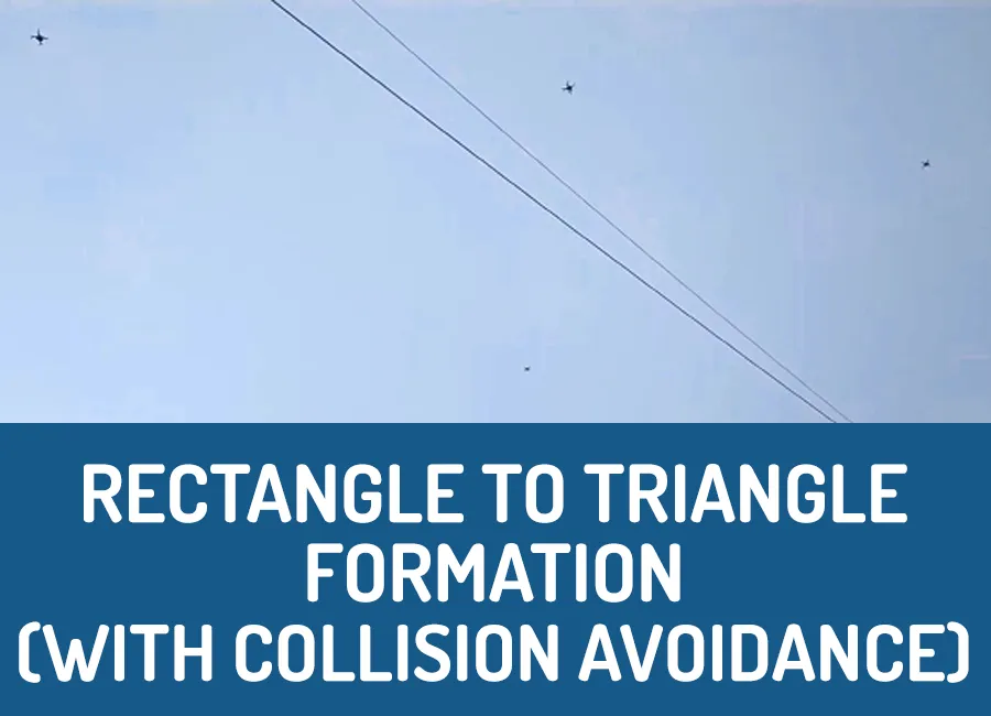 Rectangle to Triangle Formation Transition